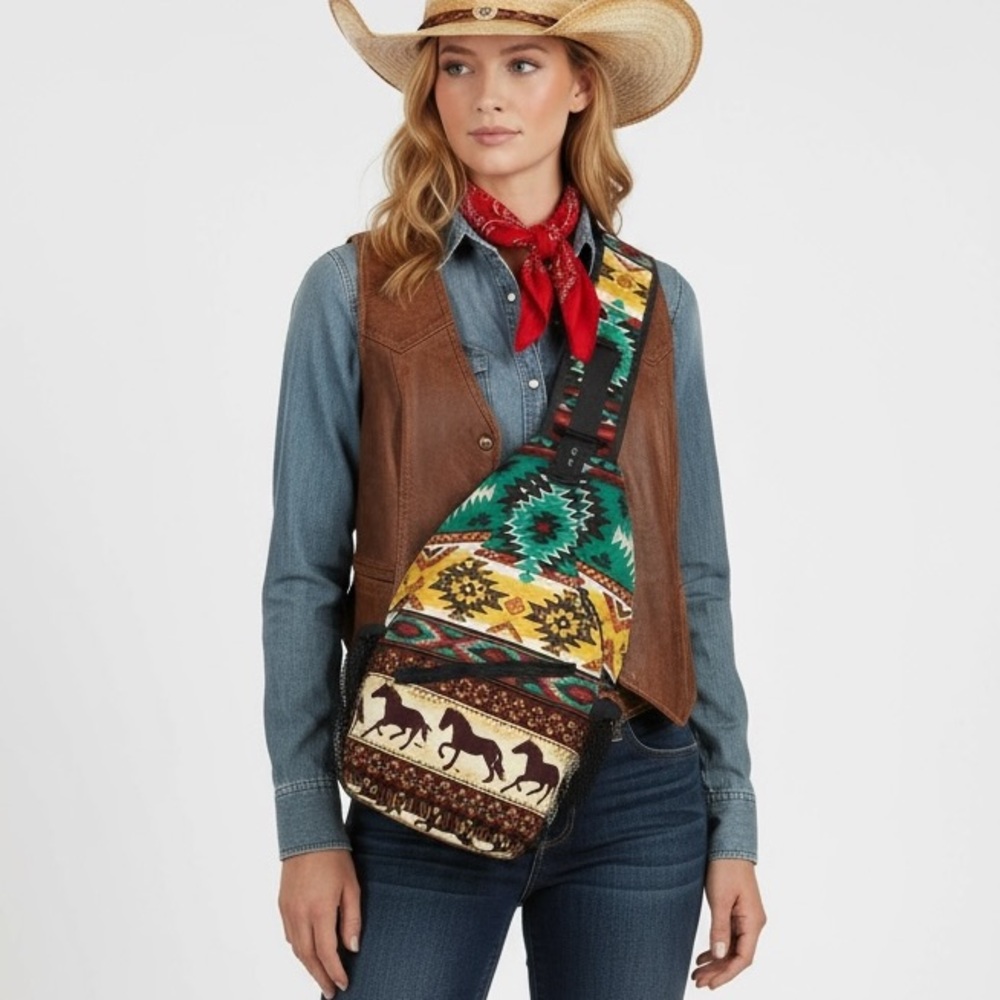 NEW WESTERN SLING CROSSBODY BAG